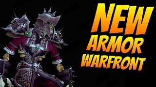 NEW Warfront Horde Mail Armor  Patch 810  Battle for Darkshore  Battle for Azeroth [upl. by Irik597]