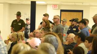 Protesters at Clinton Campaign Event in Logan WV 4 [upl. by Topper]