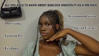 BABCOCK UNIVERSITY Feedinghair dressing tuition fee accommodation social events [upl. by Hammock]