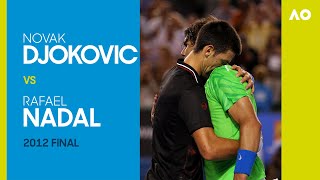 Novak Djokovic vs Rafael Nadal in the longest final in Grand Slam history  Australian Open 2012 [upl. by Eta768]