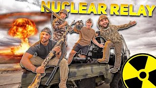 2v2 DOOMSDAY SURVIVAL Relay RACE  NUCLEAR MISSILE SILO CHALLENGE [upl. by Callean]