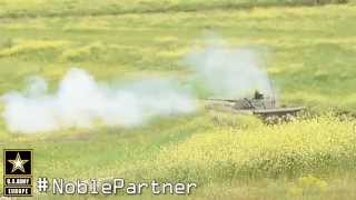 US Bradley IFV and Georgian BMP2 manuever and fire together [upl. by Berke]