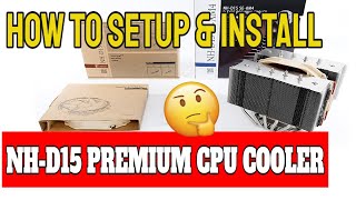 How To Setup amp Install Noctua NHD15 Premium CPU Dual Fan Cooler Full Tutorial Review [upl. by Hserus]