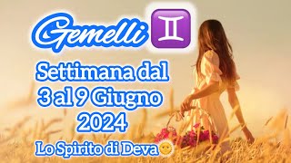 Gemelli ♊️ Settimana dal 3 al 9 Giugno 2024 gemelli oroscopogemelli previsionitarocchi tarot [upl. by Mitch]