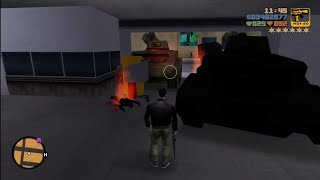 GTA III 6 Star Rampage  Escape PC  Part 3 [upl. by Nnairol]