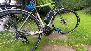 Bafang bbs02 mid drive with Shimano alfine 8 internal gear hub conversation [upl. by Elephus]