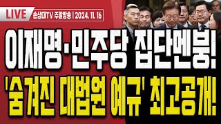 단독 11월 25일 이재명을 구속할 수 있는 필살기를 최초 공개합니다 주말LIVE [upl. by Acsot]