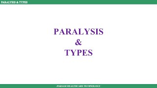 Paralysis and Types  Tamil [upl. by Etteiram181]