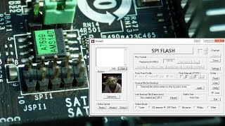 Прошивка Bios через JSPI1 на материнской плате Firmware Bios with JSPI1 [upl. by Hanford255]