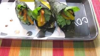 El sabor de Sabi Temaki sushi de vegetales [upl. by Nylhtac638]