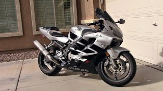 2001 Honda CBR600 F4i  Yoshimura Slip On Exhaust [upl. by Narhem]