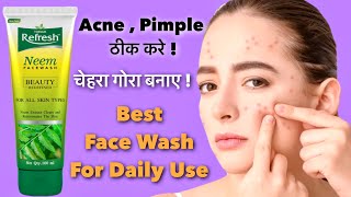 Refresh Neem Face Wash Review  Benefits amp How To Use [upl. by Ahsiliw]