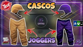 TRUE  CASCO Y JOGGER MORADO Y NARANJA  MENOS DE 5 MIN  GTA 5 ONLINE  ALL CONSOLES [upl. by Ydnat]