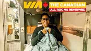 Via Rail The Canadian All Rooms Reviewed [upl. by Askwith]