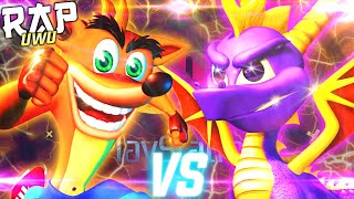 Crash Bandicoot VS Spyro The Dragon RAP BNDR GermiUwU [upl. by Doowron557]