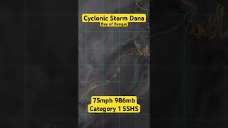 Cyclonic Storm Dana 1 [upl. by Haran]