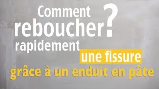 Comment reboucher rapidement une fissure grâce à un enduit en pâte [upl. by Winton946]