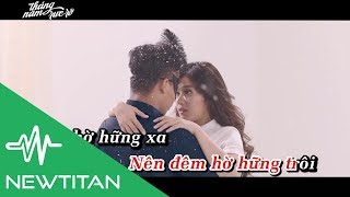 Karaoke Nụ Hôn Đánh Rơi Tháng Năm Rực Rỡ OST  Hoàng Yến Chibi Beat [upl. by Aehtla]