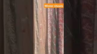 Winter Collection shawls viralvideosaira youtubeshortslove trending winter wintercollection [upl. by Aniroc237]