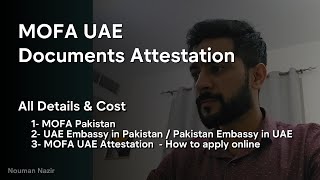 MOFA UAE  Documents Attestation  Requirements  Cost  how to apply online  UAE MOFA Attestation [upl. by Abernathy]