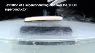 Magnetic Field Trapping in a YBCO Superconductor [upl. by Nayk]