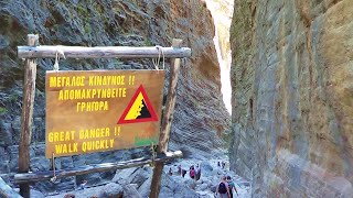 Exploring Europes Longest Gorge A Day Hike Through Samaria Gorge Crete ⚠️🥾🧭 [upl. by Jeri336]