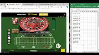 roulette street strategy winning on live dealer and RNG 4 spins to win [upl. by Marni]