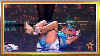 ¡Tiene 82 años pero demuestra ser una artista de circo  Audiciones 2  Got Talent España 2019 [upl. by Odrude]