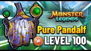 Pure Pandalf Level 100 Mythical Monster Legends [upl. by Juli]