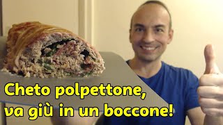 🍖Cheto polpettone va giù in un boccone dietachetogenica polpettone theitalianketoguy [upl. by Cora996]