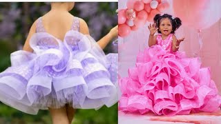 EASY BALL GOWN MAKING FOR A BABY GIRL [upl. by Arline379]