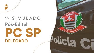 1º Simulado Pósedital  PC SP Delegado [upl. by Luapnaes512]