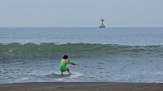 【波情報LIVE配信 湘南平塚】ライブカメラ湘南平塚ビーチパーク 17Jul2024波情報 今日の波 【Beach walk vlog】 [upl. by Ahsinod902]