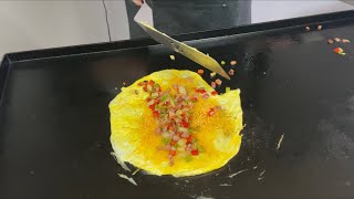 Perfect Omelet on the Blackstone Griddle Easy Fast and Delicious Best omelet mold ever [upl. by Rekoob]