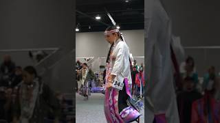 Teen Girls Woodland  Hunting Moon Pow Wow halonamediaus nativeamerican indigenous powwow [upl. by Aneleh]