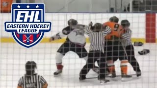 EHL Eastern Hockey League 202223 Compilation [upl. by Aleakam]