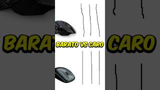 Mouse barato vs Mouse Gamer con sensor de gama alta logitech pcgaming mouse [upl. by Ainar830]