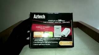 Aztech Homeplug 500mbps Powerline Networking [upl. by Adaliah162]