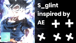 SGlint AE inspired alight motion tutorial [upl. by Knoll]