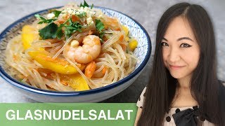 REZEPT Glasnudelsalat  asiatisch kochen [upl. by Naginarb307]