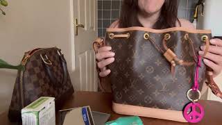 Louis Vuitton Noé BB Review amp Louis Vuitton Alma BB  Always Sophie [upl. by Ahnavas]