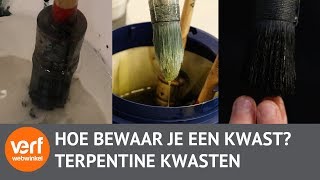 Hoe bewaar je een kwast waarmee je geschilderd hebt [upl. by Latreese]