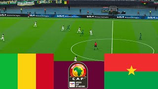 Mali 2 vs 0 Burkina Faso 2024 CAF Africa Cup  Video game simulation PES 2021 [upl. by Allerym]