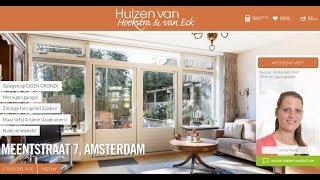 Te koop Meentstraat 7 Amsterdam  Hoekstra en van Eck makelaars  Méér makelaar [upl. by Yrahcaz]