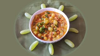 Angoor ki sabji  अंगूर की खट्टीमीठी सब्जी  Grapes Sabji  Upvas Special Sabji  Cook With Mamta [upl. by Fachini]