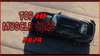 Top 10 Muscle Cars for 2024 top10cars musclecar [upl. by Ymia]