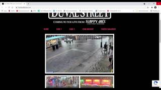 Key West Webcam Live Duval Street Google Chrome 2021 07 06 11 43 16 [upl. by Eugenio152]