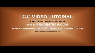 Part 14  C Tutorial  do while loop in c [upl. by Dyun471]