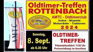 2024  AMTC  Oldtimertreffen in Rottenbach [upl. by Adnalra496]