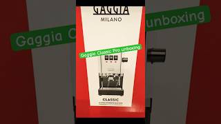 Gaggia Classic Pro Unboxing amp First Use جاجيا كلاسيك برو [upl. by Arriaes]